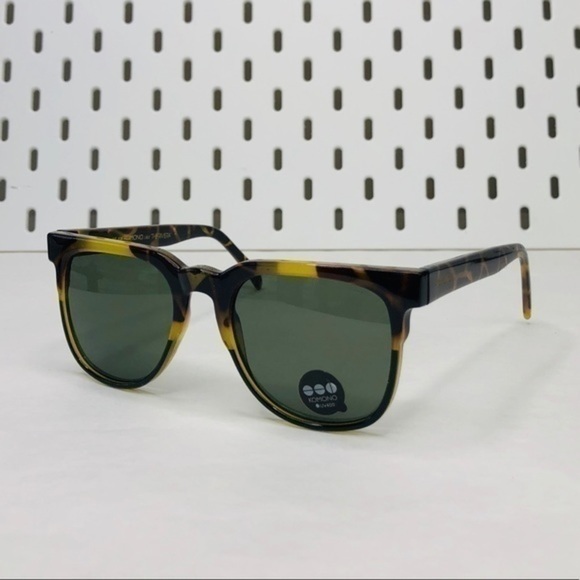 KOMONO Sunglasses Riviera Tortoise green brown main image 9